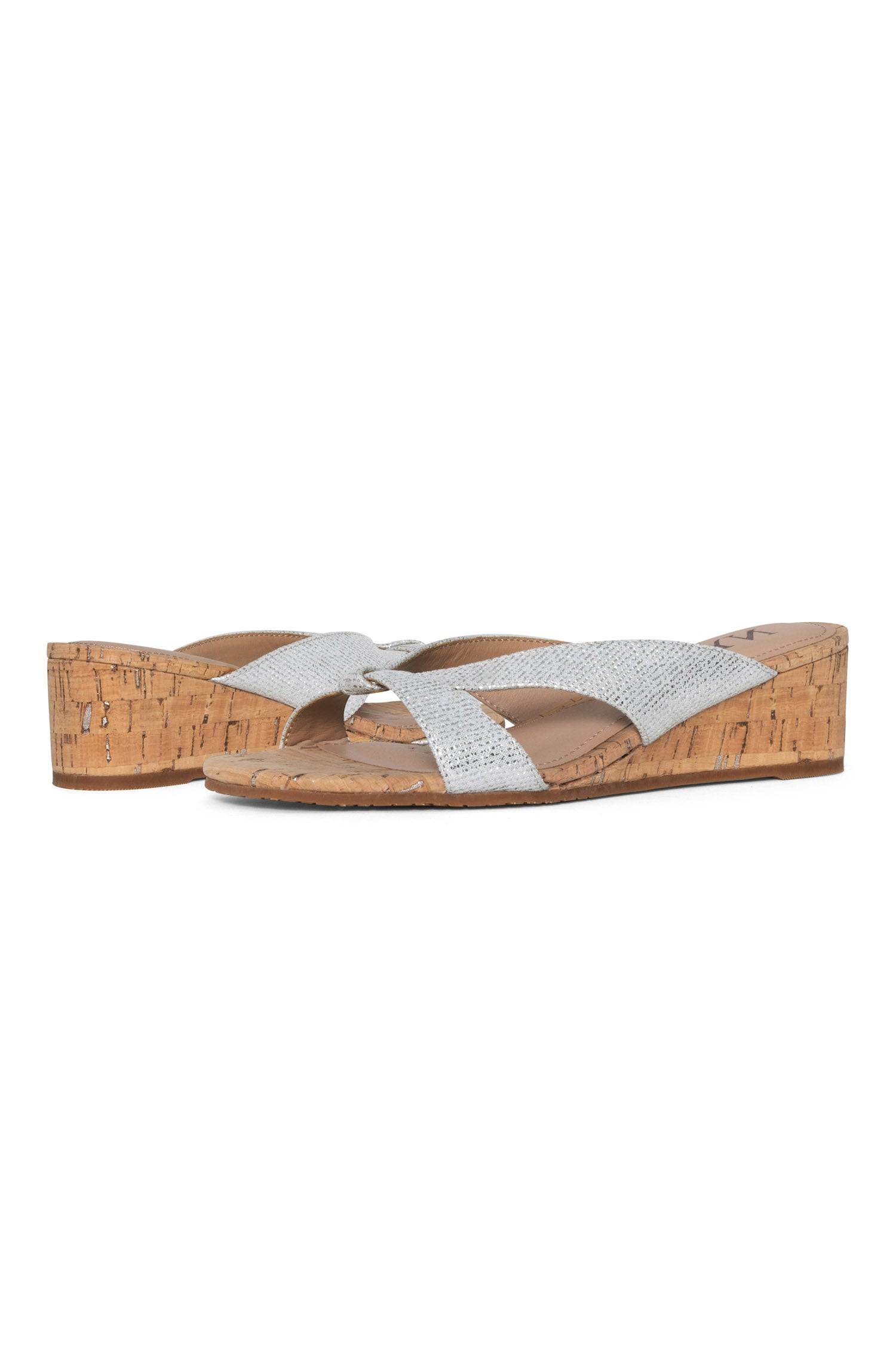 Contessa Women's Comfortable Wedge Sandals - Silver | Fashionable Summer Shoes for Beach, Party & Casual Wear