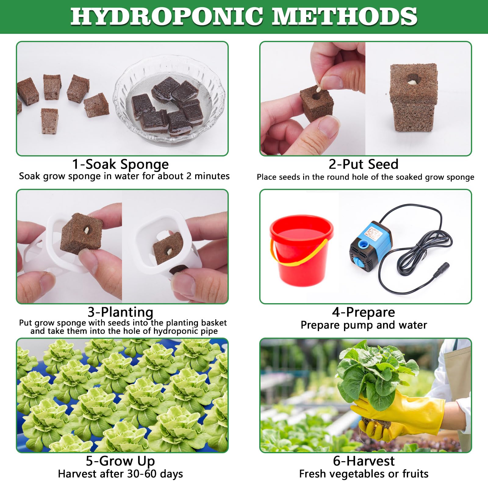 **108-Site 3-Layer Hydroponic Growing System Kit - Food-Grade PVC-U Pipes for Leafy Vegetables, Fruits & Herbs | Indoor Gardening, Urban Farming, Homegrown Produce (Deluxe Version)**