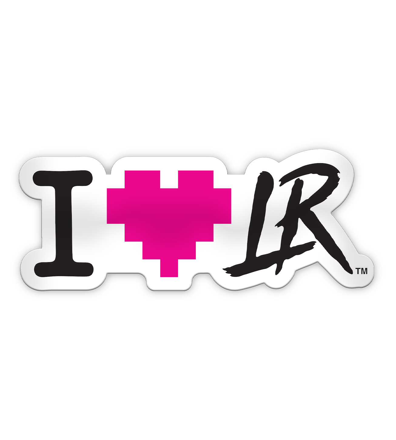 LRG NYC Pop Up Exclusive I <3 LR Sticker - Limited Edition Collectible Decal for Laptops, Phones & Skateboards - Perfect for Urban Street Style & Fan Merchandise