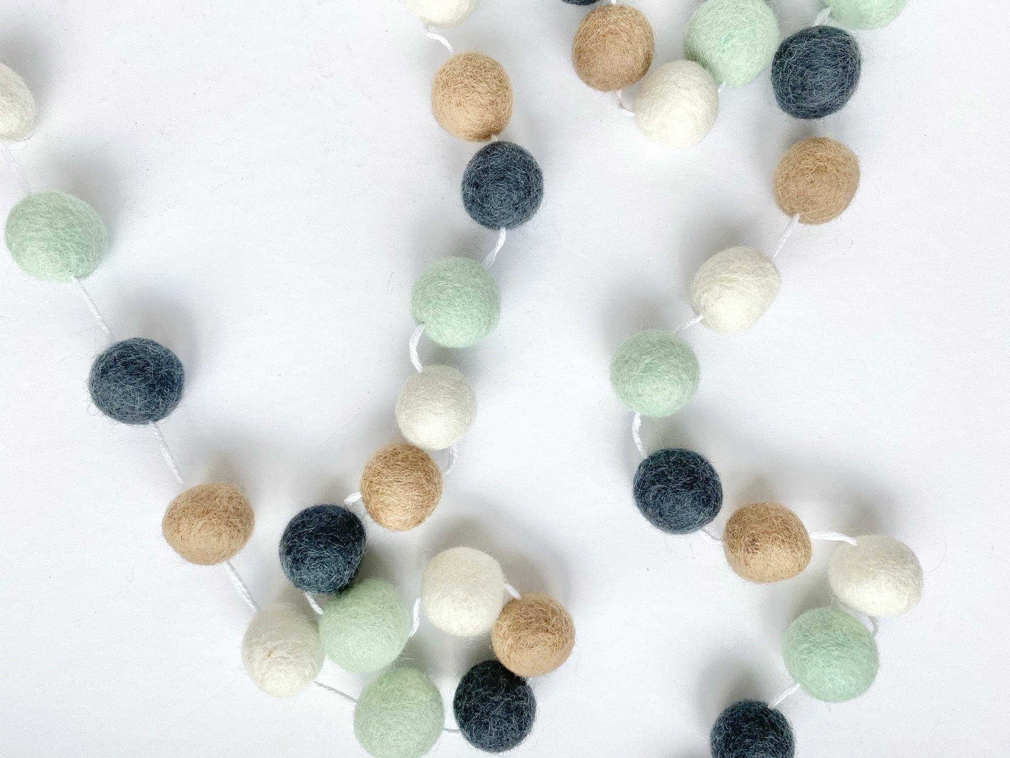 Elegant Mint & Neutral Garland - Perfect for Weddings, Baby Showers & Home Decor