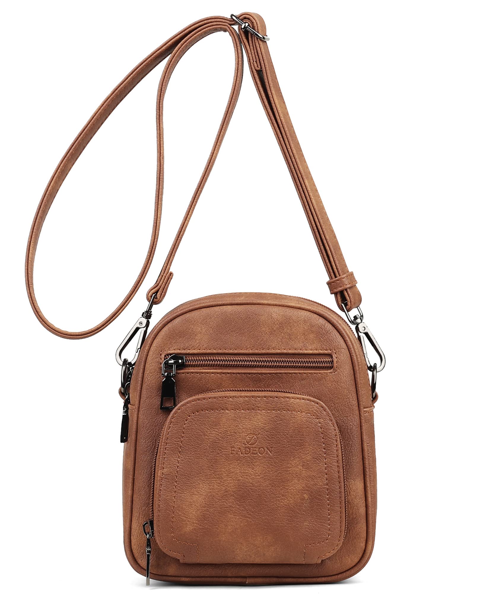 FADEON Mini Crossbody Bag for Women - Small Shoulder Purse with Card Slot, Stylish & Lightweight Designer Handbag for Daily Use, Travel, Shopping, and Outings