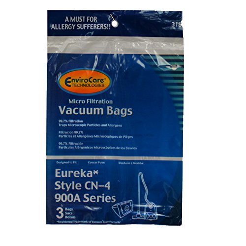 18 Eureka CN-4 Canister Vacuum Bags - Compatible Replacement Filters for Eureka Vacuums - Perfect for Home Cleaning & Pet Hair Removal