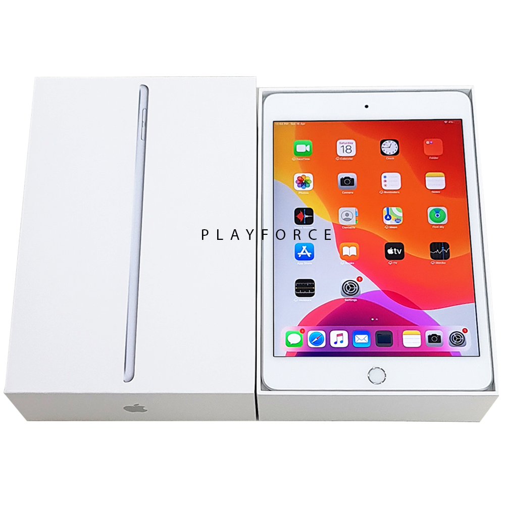 Apple iPad Mini 5 (7.9-inch, 64GB, Wi-Fi + Cellular, Silver) - Portable Tablet for Work, Travel & Entertainment