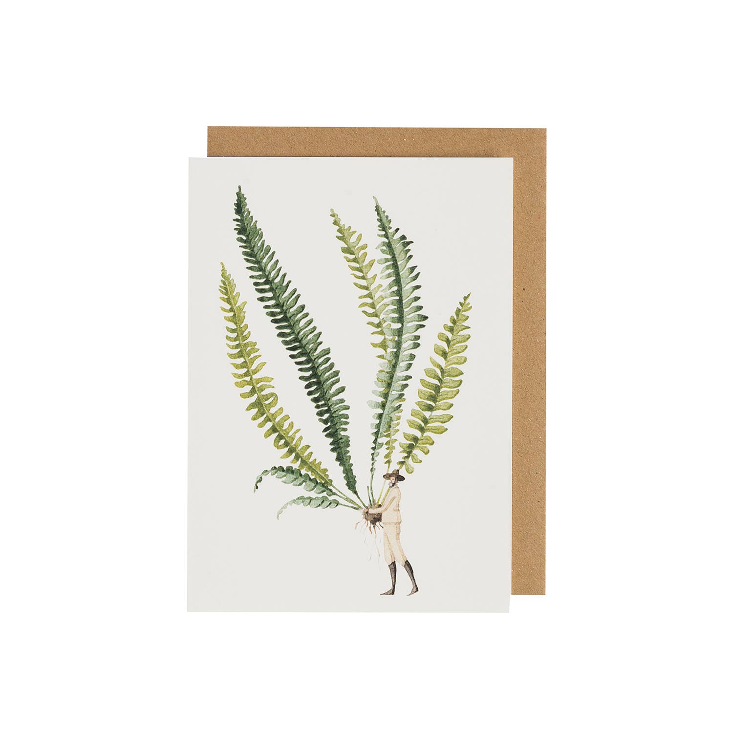 Fern Greeting Card - Elegant Botanical Design for Birthday, Thank You & Special Occasions | Perfect for Nature Lovers & Plant Enthusiasts