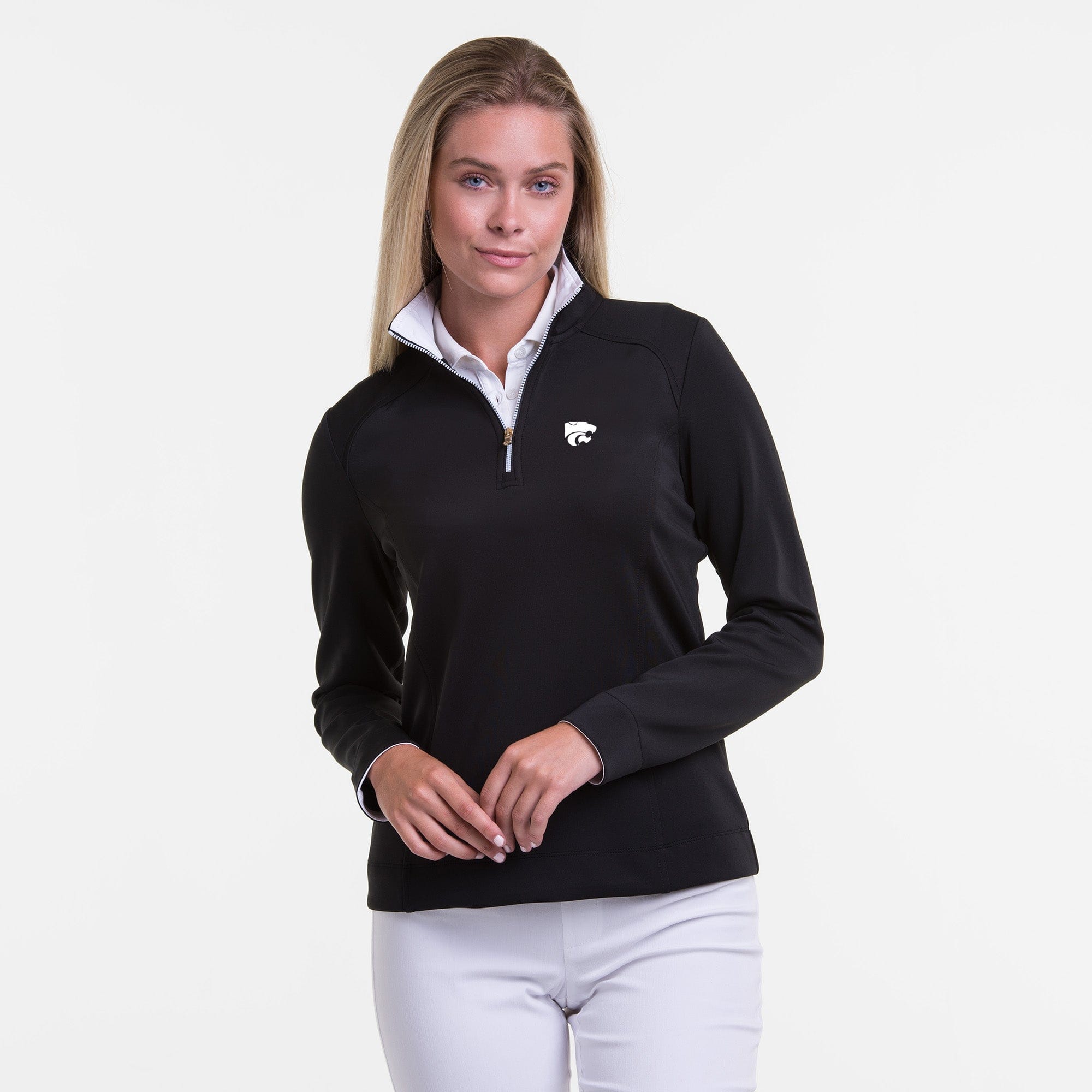 Kansas State University Wells Quarter Zip Sweatshirt | Men's & Women's Pullover Fleece Jacket | Comfortable & Stylish College Apparel for Campus, Game Day & Casual Wear