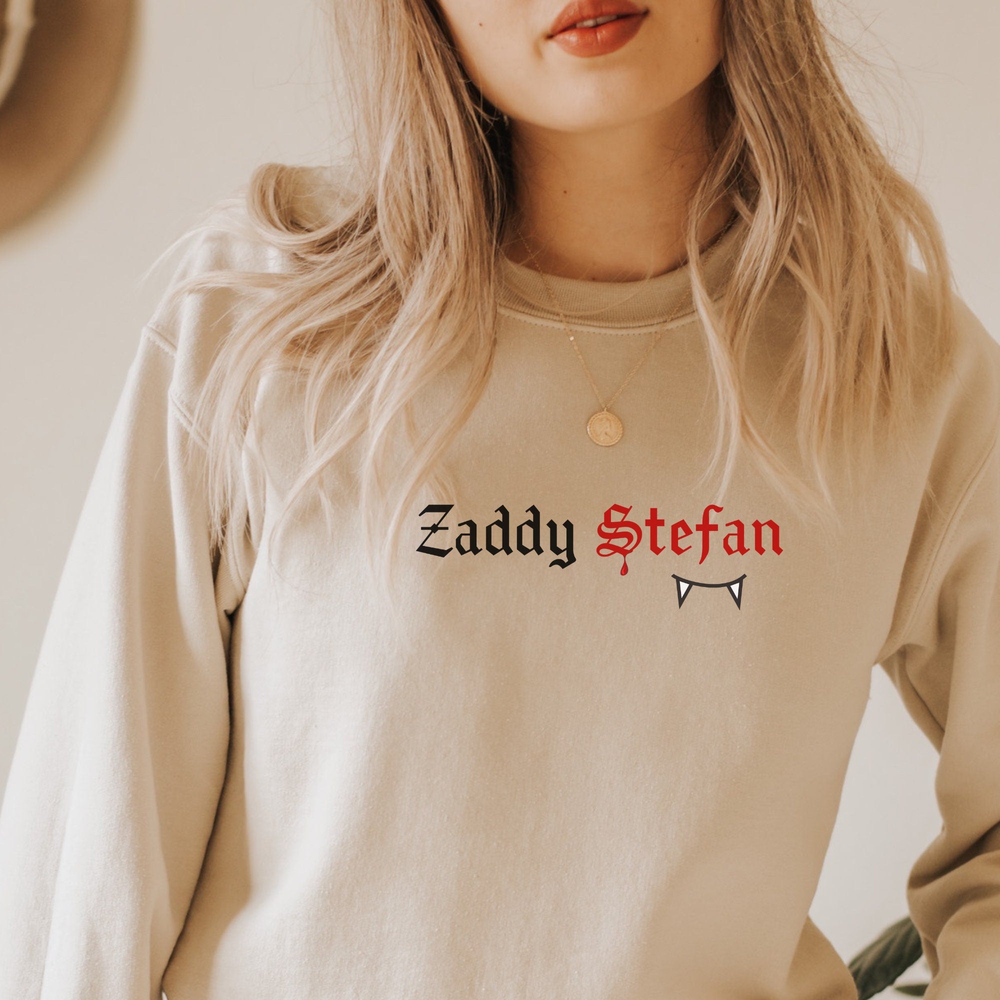 Stefan Salvatore TVD Sweatshirt | The Vampire Diaries Merch | Vampire Diaries Fan Gift | Casual Wear & Cosplay Outfit