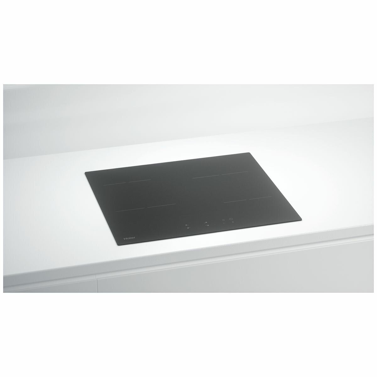 Haier 60cm Electric Cooktop HCE604TB3 - 4 Burner Induction Stove for Modern Kitchen | Fast Heating & Energy Efficient | Perfect for Home Cooking, Baking & Entertaining