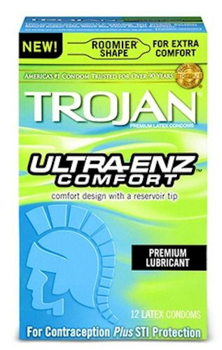 Trojan Ultra Thin Condoms - Premium Lubricated Latex for Enhanced Sensitivity & Protection | Perfect for Safe Intimacy & Discreet Protection
