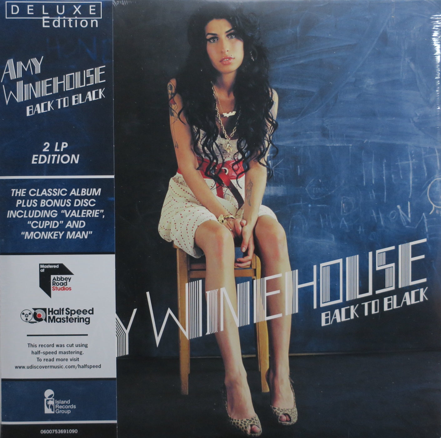 AMY WINEHOUSE 'Back To Black' 2016 Half Speed Mastered 180g Vinyl 2LP Record - Audiophile Edition for Vinyl Collectors & Music Lovers - Perfect for Home Listening & Gift Giving