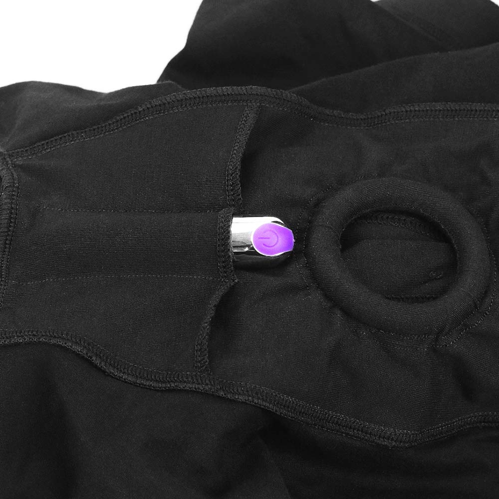 Unisex Strap-On Harness Shorts for Couples - Adjustable 28-32 Inch Waist for Women & Men - Perfect for Pegging, Lesbian Play & Strapless Dildo Use - Premium Adult Sex Toy for Intimate Couple Bonding & Role Reversal Scenes