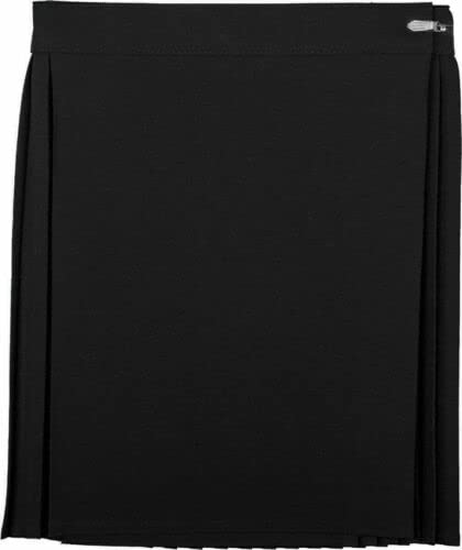 Women's Netball Sports Kilt Knife Pleats Wrap Skirt | Adjustable Waist 22-40 | Breathable Summer Dress & Athletic Wear for Women | Perfect for Netball, Tennis, Running & Casual Outfits