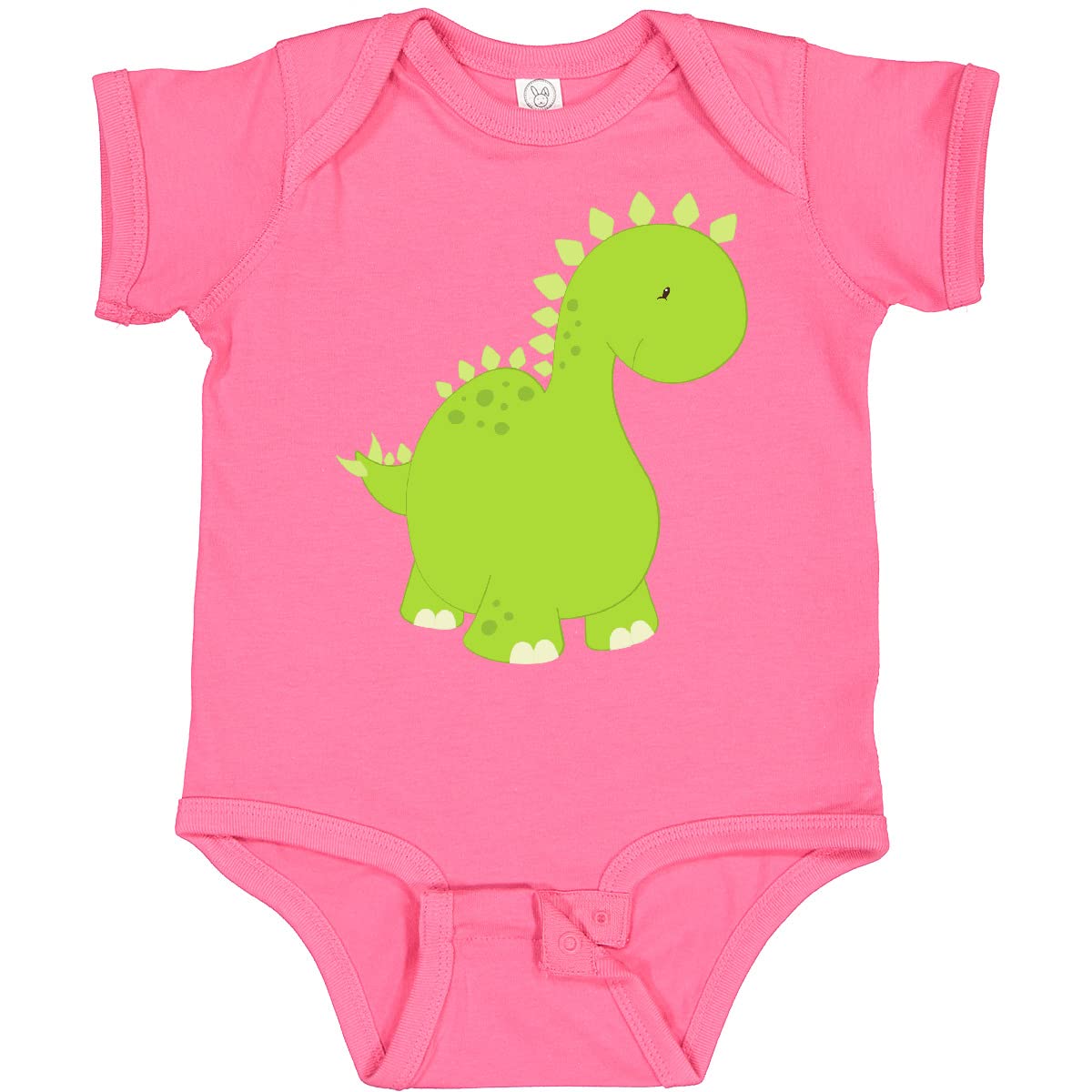Inktastic Adorable Dinosaur Baby Onesie - Cute Stegosaurus Dino Bodysuit for Newborns & Infants | Perfect for Playtime, Photo Shoots & Everyday Wear