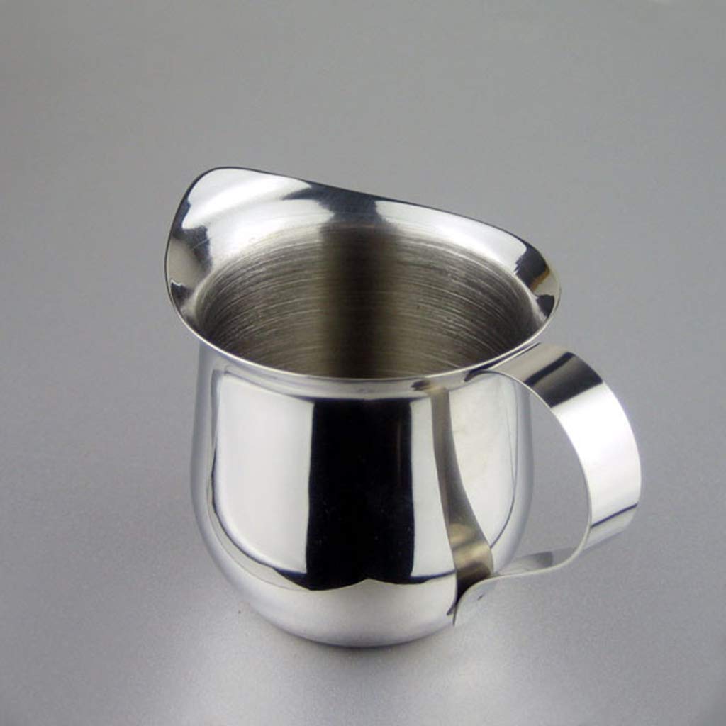 Premium Stainless Steel Milk Frother Pitcher - Barista Grade Coffee Latte Art Jug for Perfect Foam - Ideal for Home & Professional Use in Coffee Shops, Cafes & Kitchens