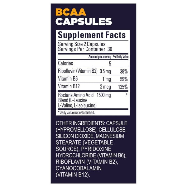 GU Recovery BCAA Capsules for Muscle Recovery & Endurance - Post-Workout Supplement for Athletes & Fitness Enthusiasts