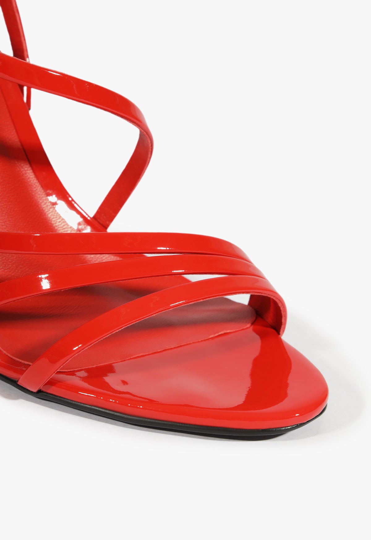 Annie Patent Leather Sandal with 2.5 Inch Heel - Women's Fashion Dress Shoes for Party, Wedding & Office Wear - Style S0206603070001