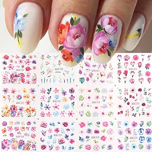 Flower Nail Stickers 005