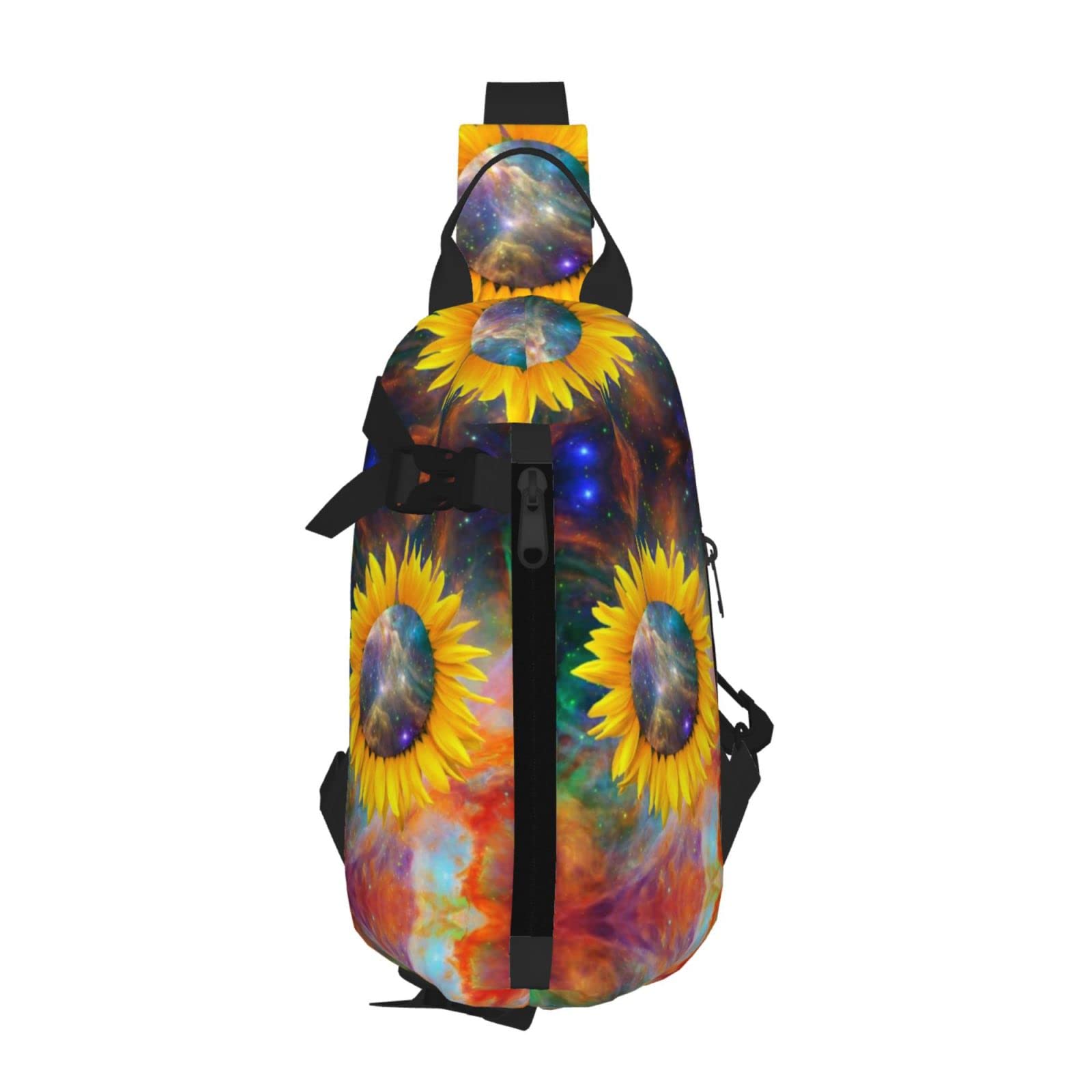 Doodle Dog & Cat Print Casual Backpack - Crossbody Chest Sling Bag for Men & Women - Perfect for Outdoor Sports, Travel, Picnic & Beach Day
