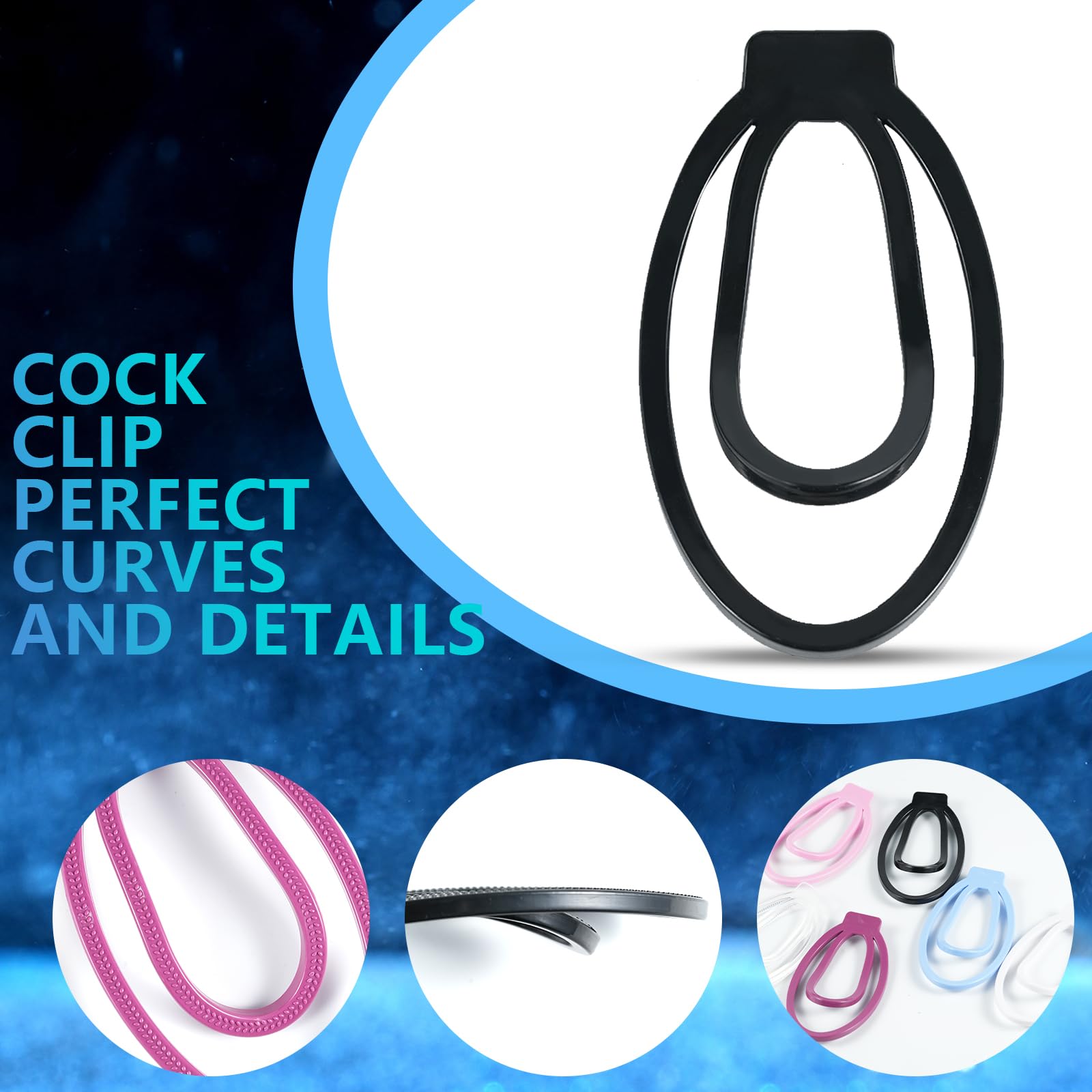 **Sissy Male Chastity Cage Lock - Discreet Penis Ring Bondage Sex Toy for Effortless Feminization & Bulge Concealment - Perfect for BDSM Training & Role Play (Black, Small)**