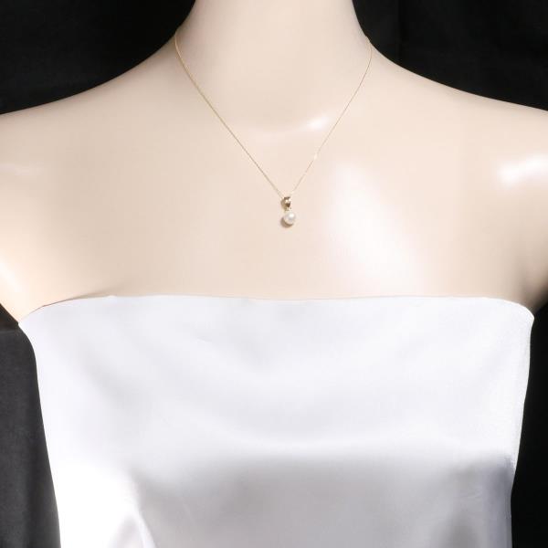 18K Yellow Gold Pearl Necklace for Women - Elegant Luxury Jewelry Gift for Birthday, Anniversary & Wedding | Perfect for Formal Events & Special Occasions