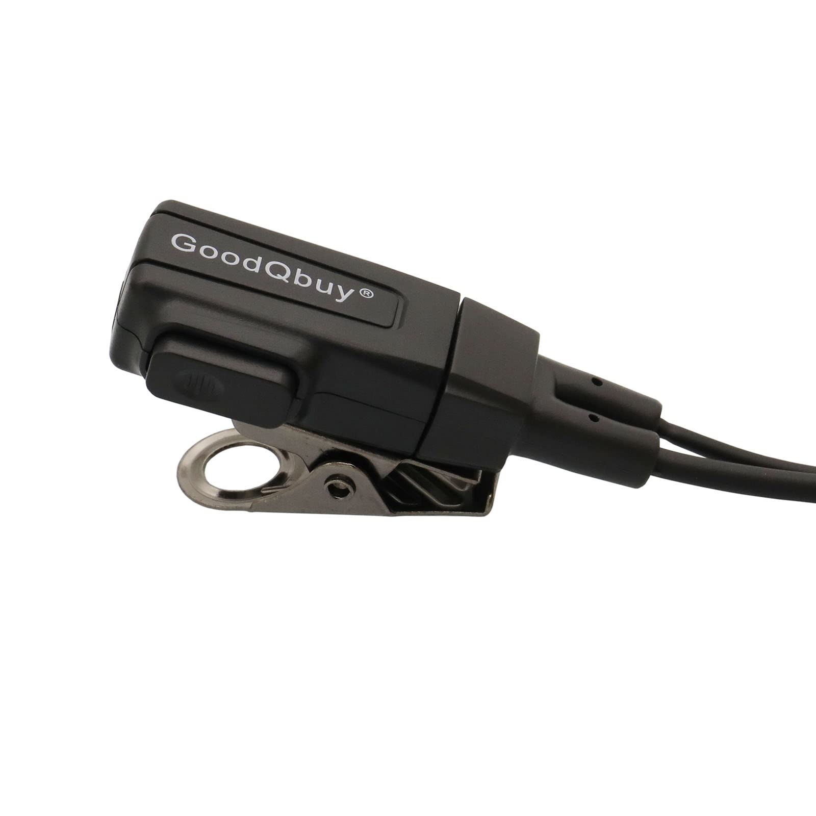 GoodQbuy 2 Pin PTT Mic Covert Acoustic Tube Earpiece Headset for Motorola Two-Way Radio RMM2050 GP300 CP200 PR400 CLS1110 (5 Pack) - Ideal for Security, Event Staff & Discreet Communication