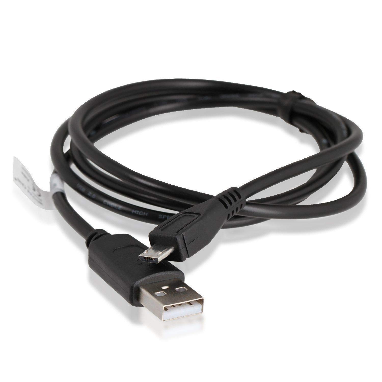 Premium 2X Charging Cable for PS4 Controller - 1.8m Micro USB Cable Compatible with Playstation 4 & DualShock 4 - Fast Charge & Play with Hi-Speed USB 2.0 - Durable Black Gaming Accessory for Home & Travel Use