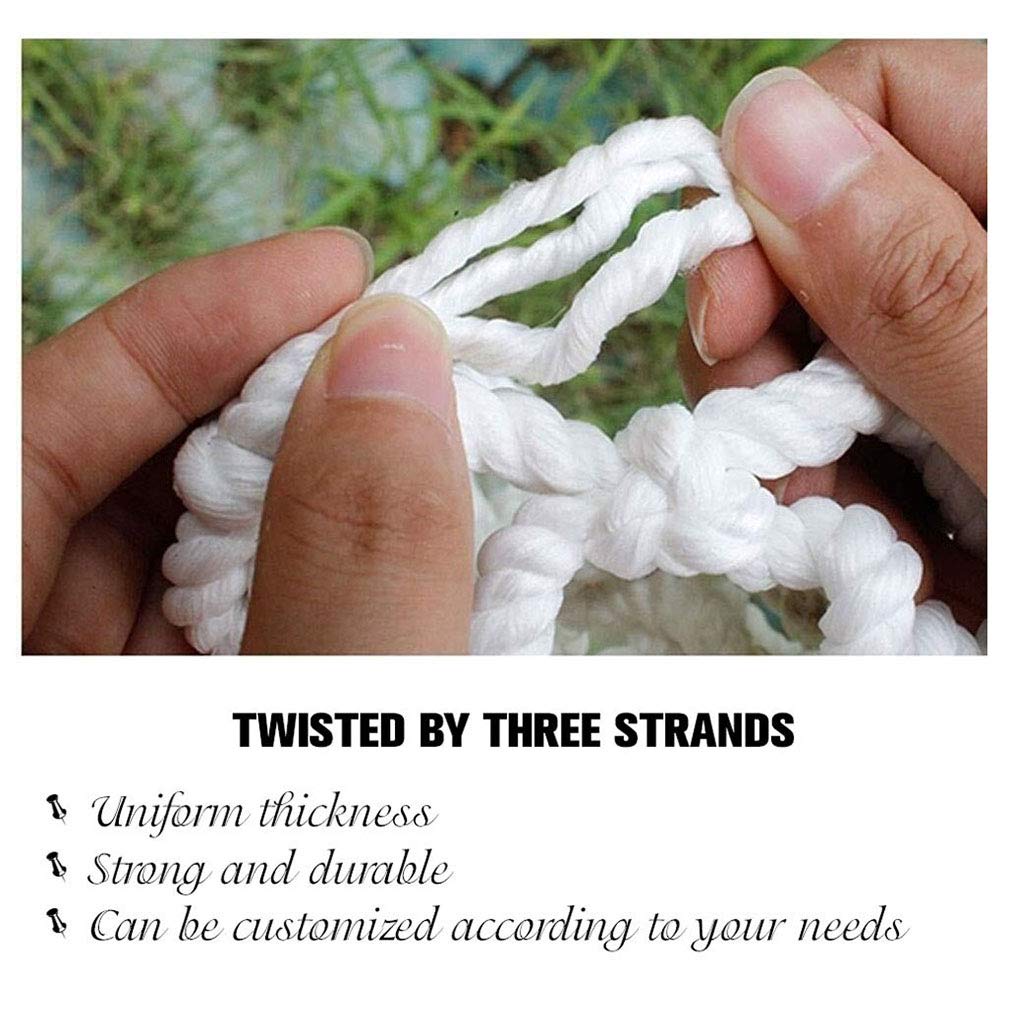 8mm Diameter 12cm Mesh Child Safety Climbing Net - Anti-Fall Stair & Fence Protection, Hemp Ceiling Decorative Net for Hammocks & Play Areas - Perfect for Indoor/Outdoor Kids Safety & Home Decor
