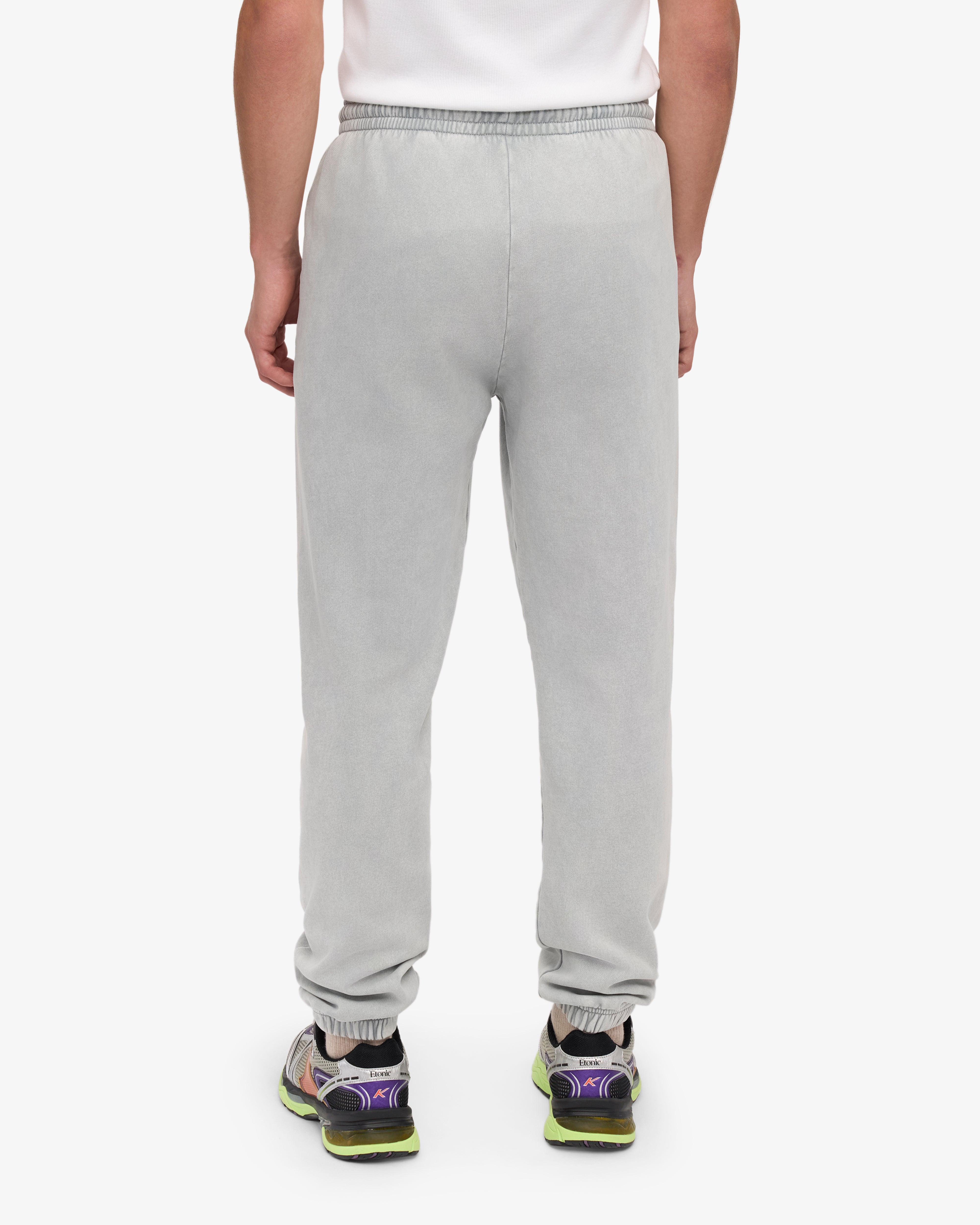 Organic Cotton Sweatpants for Women - Soft & Comfortable Faded Grey Lounge Pants - Perfect for Yoga, Running & Home Relaxation