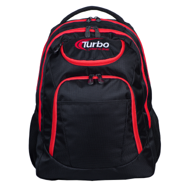 Turbo Shuttle Bowling Backpack - Black/Red - Durable & Lightweight Bowling Bag for Men & Women - Perfect for League Play, Tournaments & Practice Sessions