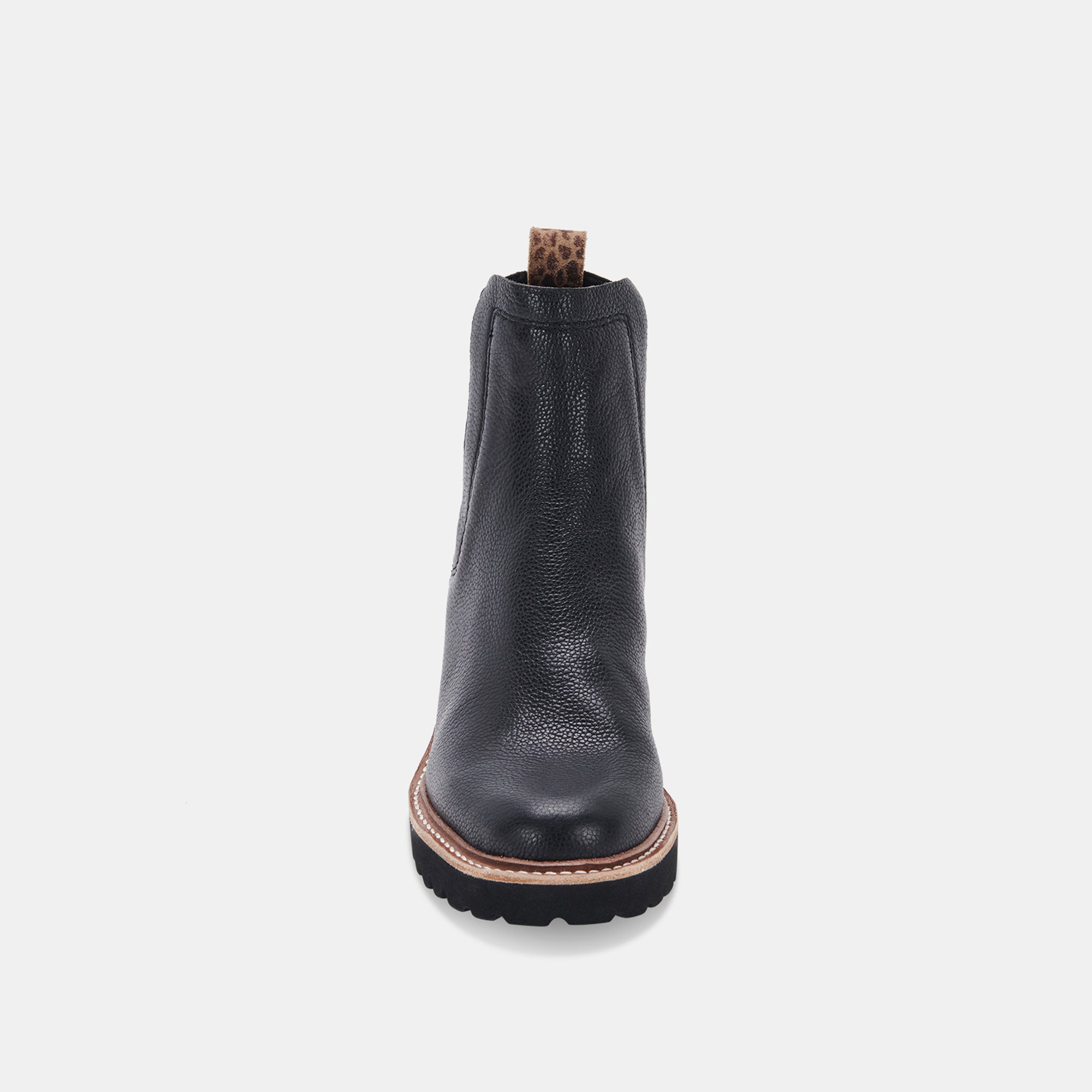 HUEY H2O Black Leather Waterproof Boots for Men & Women - Outdoor Hiking, Rain, Snow & Work Boots for All Seasons