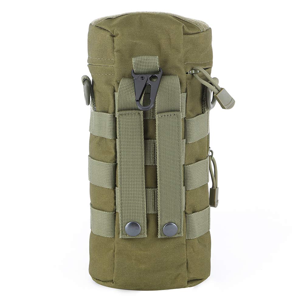 Tactical Molle Water Bottle Holder - Durable Water Bottle Pouches for Backpacks with D-Ring Hook, Ideal for Hiking, Camping, and Outdoor Adventures