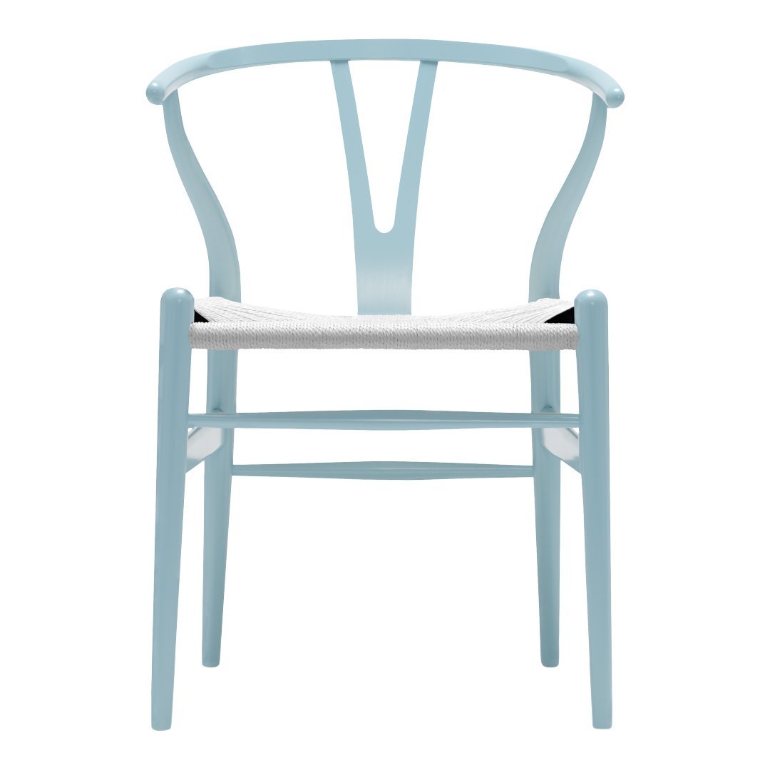 CH24 Wishbone Chair - Modern Scandinavian Dining Chair in Soft Colors | Perfect for Dining Rooms, Kitchens, and Home Offices