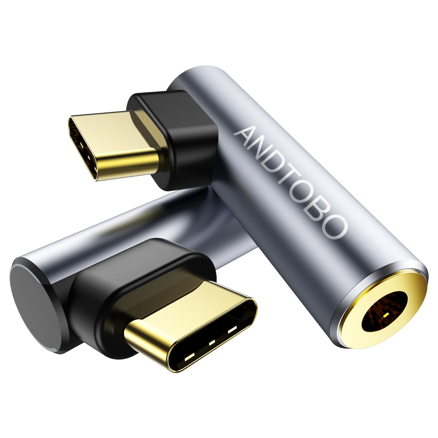 [2 Pack] USB C to 3.5mm Audio Adapter - HiFi Stereo Type C to Headphone Jack Dongle for iPhone 15/16 Pro, iPad Pro/Air, MacBook, Galaxy S24 | Perfect for Music, Gaming & Conference Calls