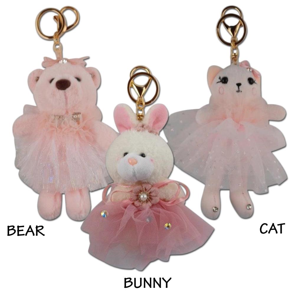 Cute Ballet Dancer Keychain - Elegant Ballerina Keyring for Women & Girls - Perfect Gift for Dance Lovers, Ballet Students & Teachers - Use for Keys, Bags, Backpacks & Dance Accessories