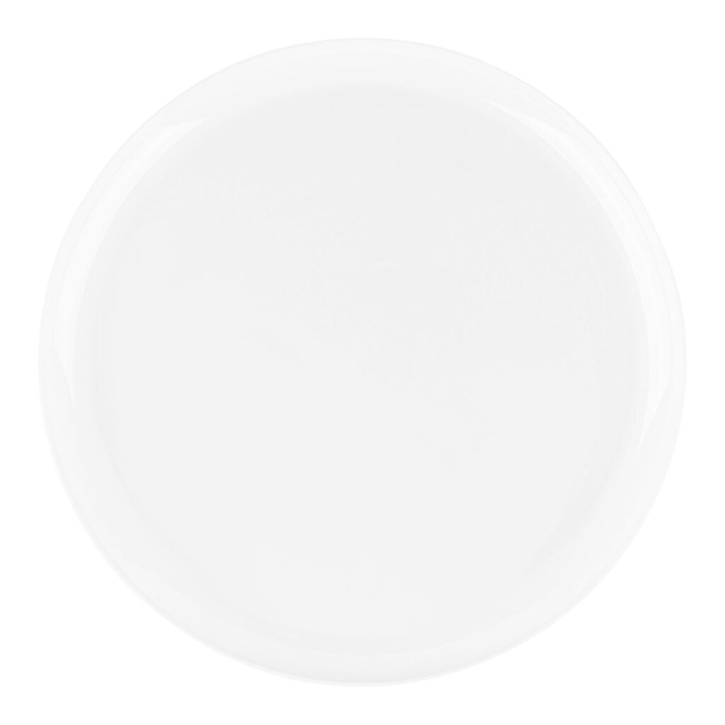 Premium White Round Plastic Plates - 10 Pack Elegant Disposable Dinner Plates for Parties, Weddings & Special Events