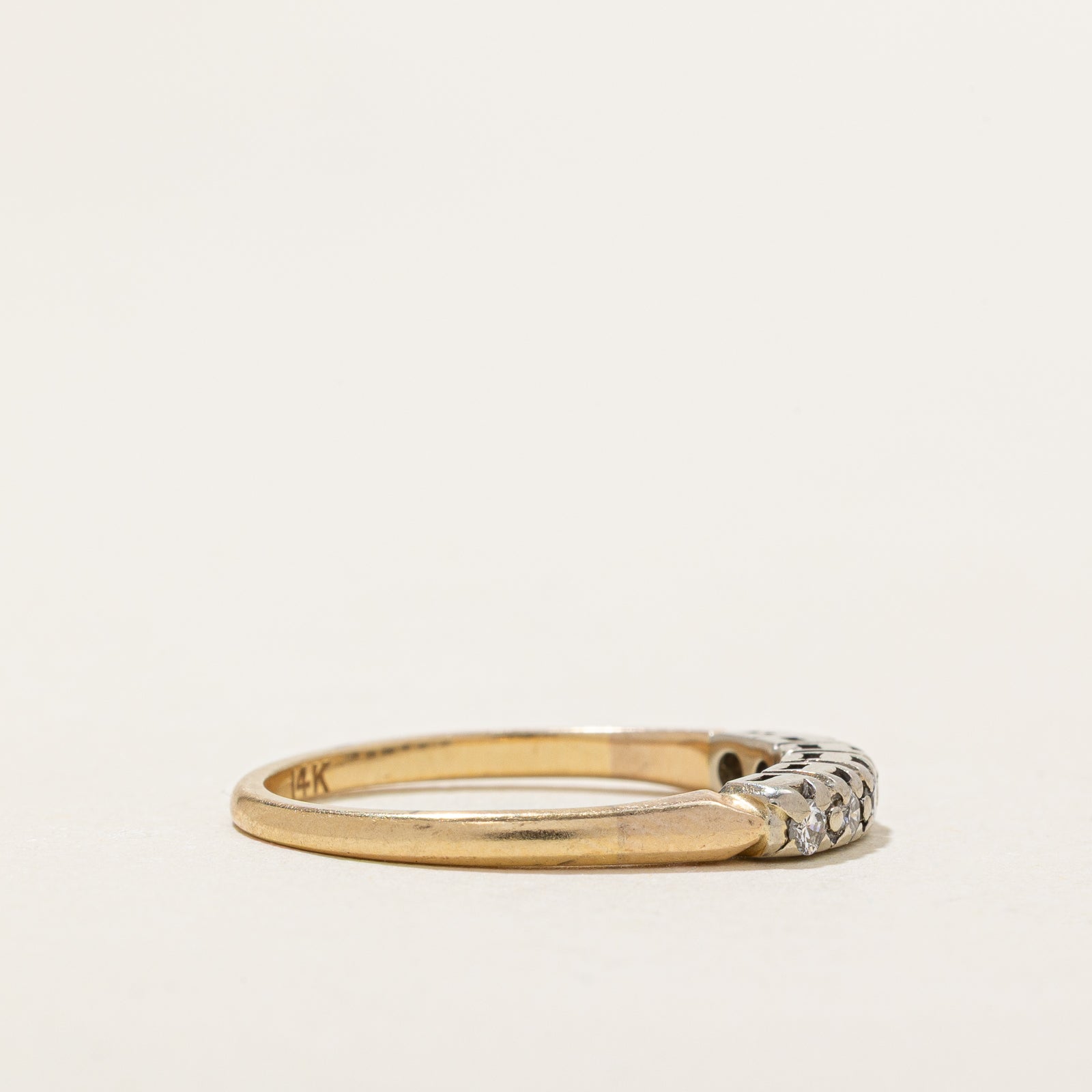 0.18ctw Six Stone Diamond Ring for Women - Size 7.5 Wedding Band, Anniversary Gift, Promise Ring - Perfect for Engagements, Proposals & Special Occasions