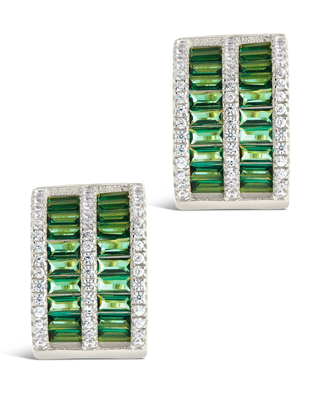 Serena CZ Hoop Earrings for Women - 925 Sterling Silver Cubic Zirconia Huggie Hoops | Perfect for Everyday Wear, Parties & Gifts
