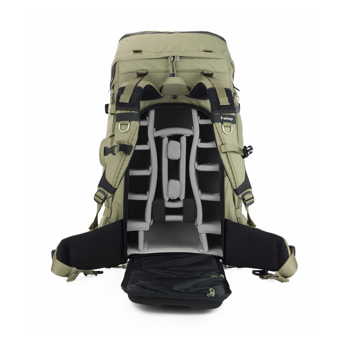 F-Stop Mountain Series Shinn 80L Backpack Essentials Bundle (Matte Anthracite Black) - Durable Hiking Backpack for Outdoor Adventures, Camping & Travel Gear