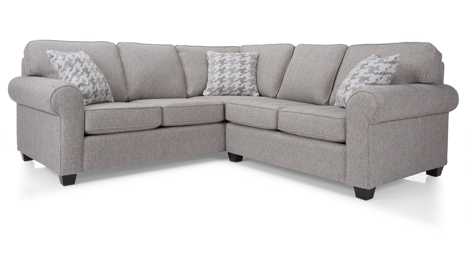 Classic Round Arm Sofa Collection - Modern Living Room Furniture for Home & Office - Comfortable Upholstered Couch with Soft Fabric - Perfect for Lounge, Family Room, and Small Spaces
