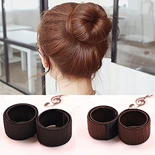 APOEM Hair Juda Bun Maker - 15g Hair Donut for Women | Perfect for Updos, Ponytails & Formal Hairstyles | Hair Accessories for Weddings, Parties & Everyday Use