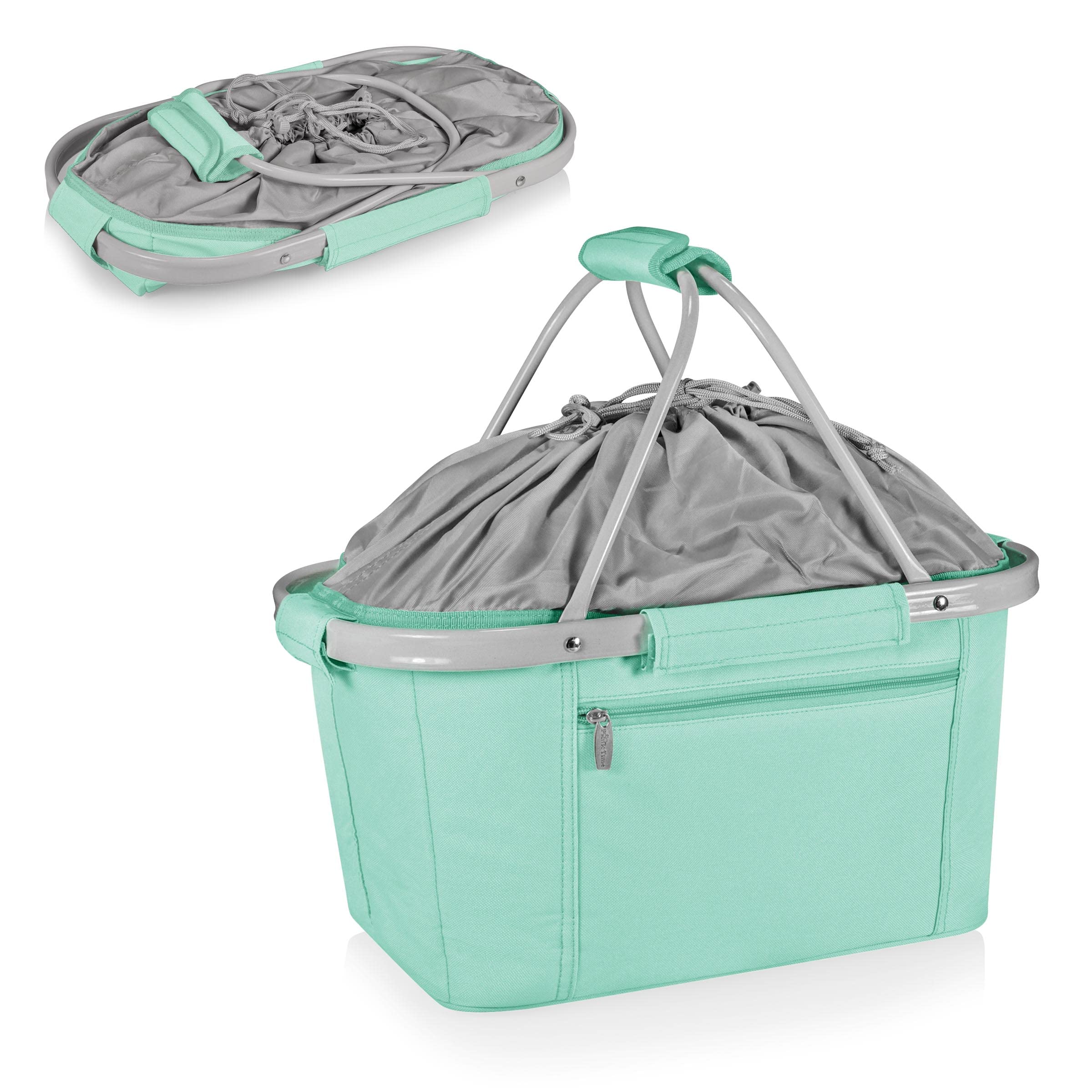 ONIVA - Metro Insulated Collapsible Shopping Basket & Picnic Cooler Bag - Foldable Market Tote for Groceries, Beach Trips, and Outdoor Dining - Perfect for Picnics, Farmers Markets, and Camping