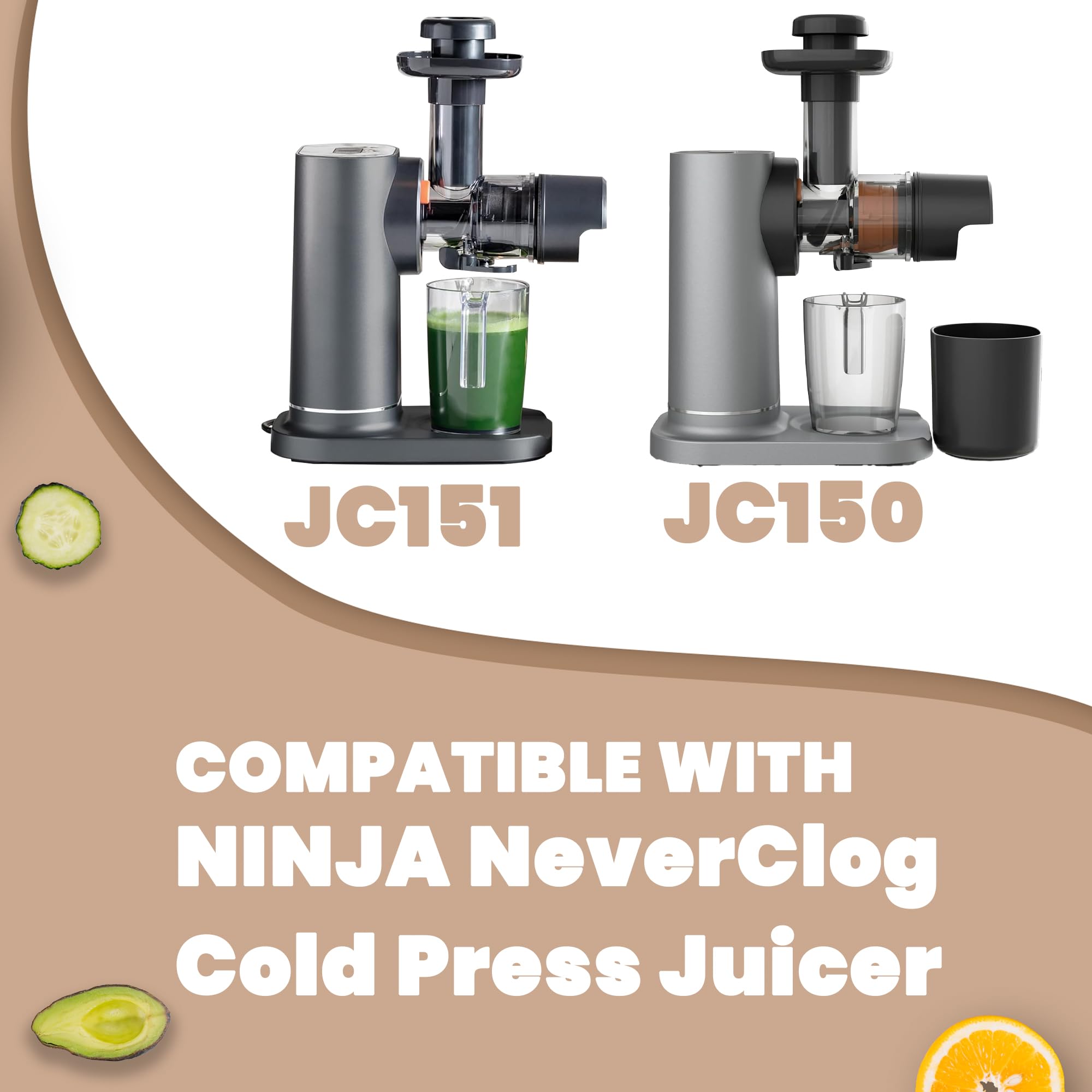 Ninja JC151 Juicer Dust Cover - Black NeverClog Cold Press Juicer Compatible Dust Protector with Hanging Strap | Perfect for Kitchen Countertop Storage & Travel Use
