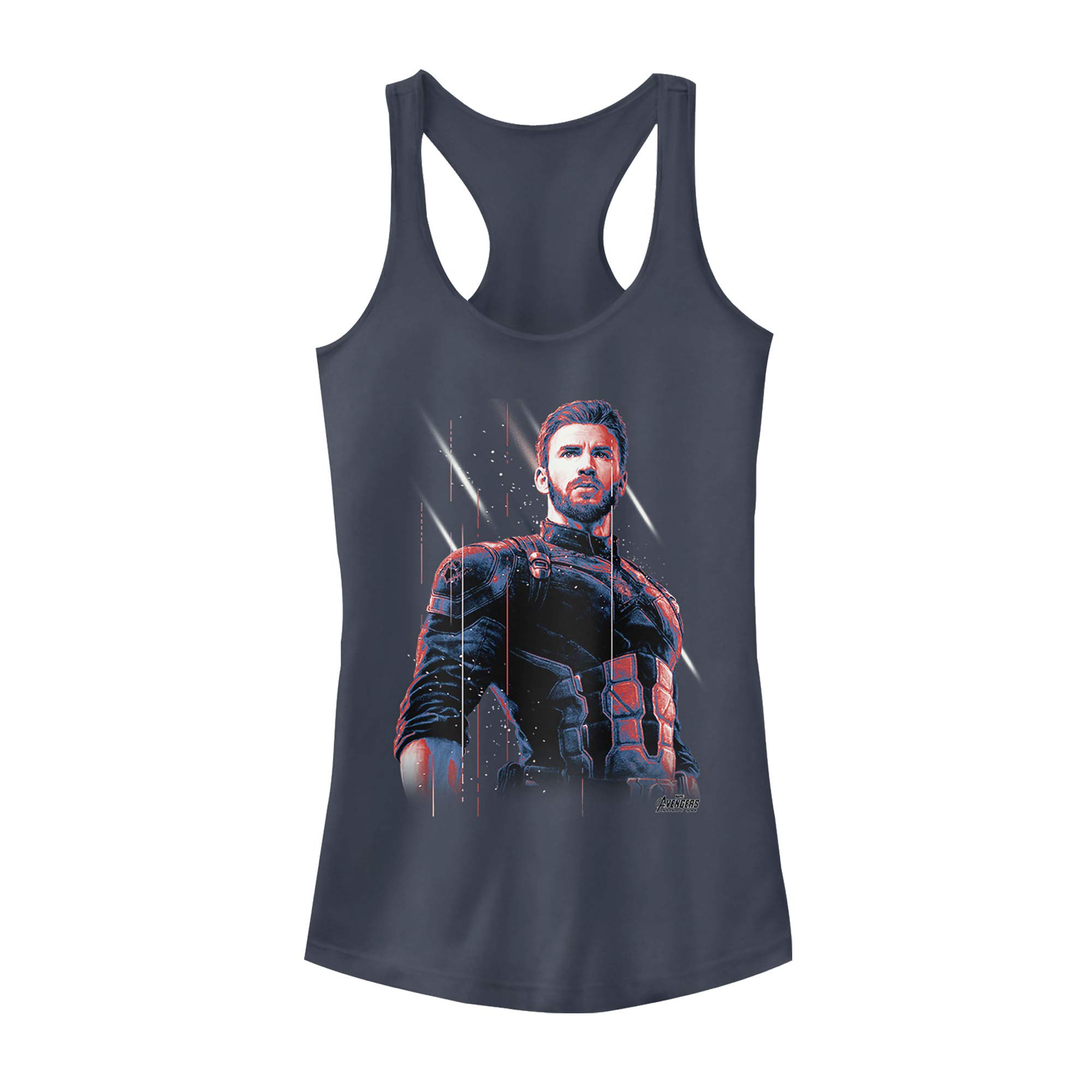 Marvel Avengers Infinity War Captain America Racerback Tank Top for Kids - Cool Superhero Costume for Cosplay, Halloween & Everyday Wear