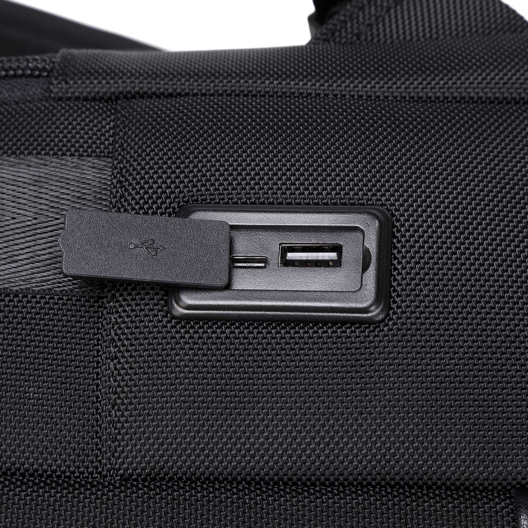 TPB001 Troop London Urban Laptop Backpack - Waterproof Business Backpack for Men & Women, College Backpack with USB Charging Port - Perfect for Work, School & Travel