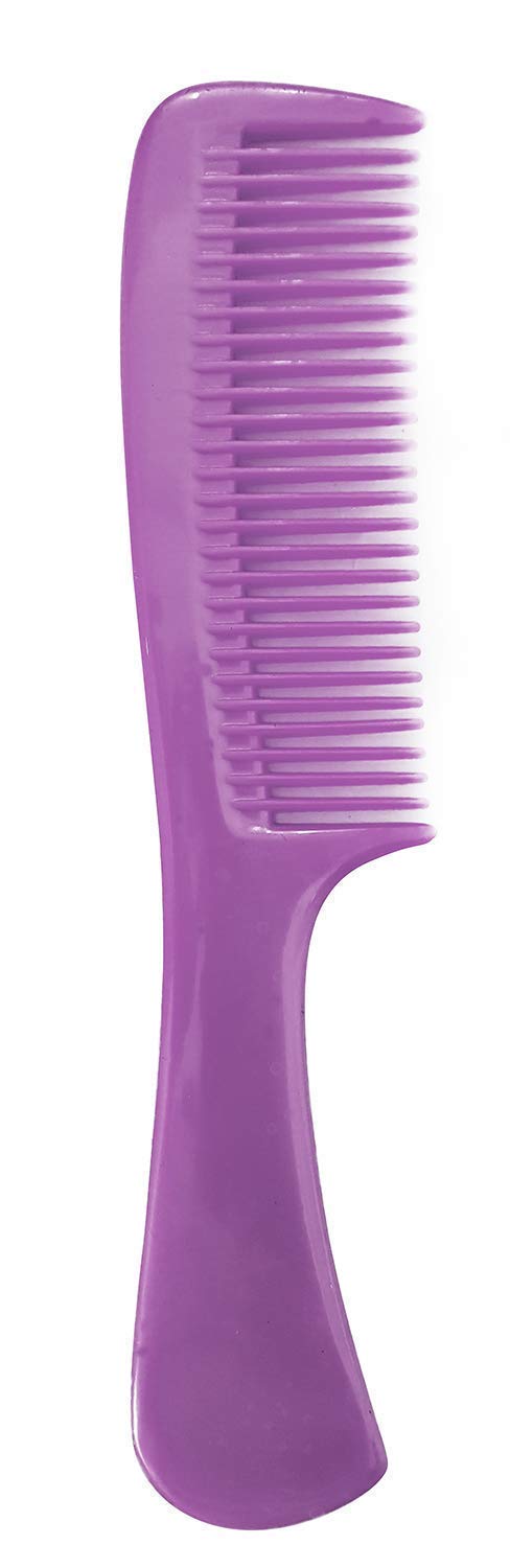 Stylish Hair Comb Set with Mirror for Women, Men, Boys & Girls - 6-Piece Hair Accessories Kit (Red) - Perfect for Travel, Home, Salon & On-the-Go Styling