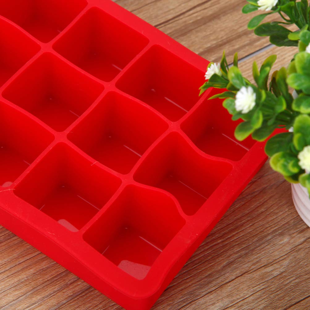15-Piece Silicone Ice Cube Cake Mold Set - DIY Ice Brick Molds for Baking, Candy Making & Cocktail Ice Cubes - Perfect for Birthday Parties, Weddings & Home Baking