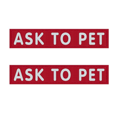 Ask To Pet (2 Pack Red)