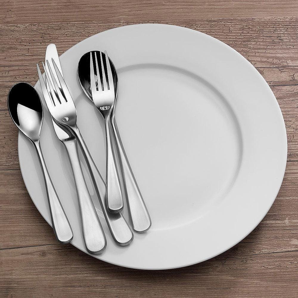 Premium Philo Forged 20-Piece Stainless Steel Flatware Set - Service for 4 - Elegant Dinnerware for Formal Dining, Wedding Gifts & Holiday Entertaining