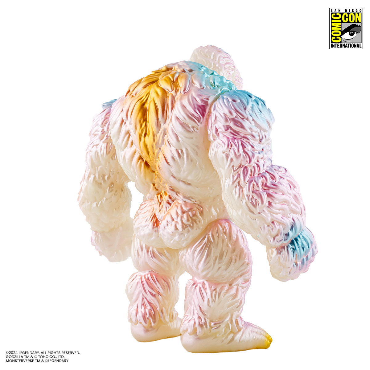 Godzilla vs Kong: The New Empire Kong Soft Vinyl Collectible Figure - Cherry Blossom Glow in The Dark Edition - Perfect for Movie Fans, Anime Collectors & Home Decor Display