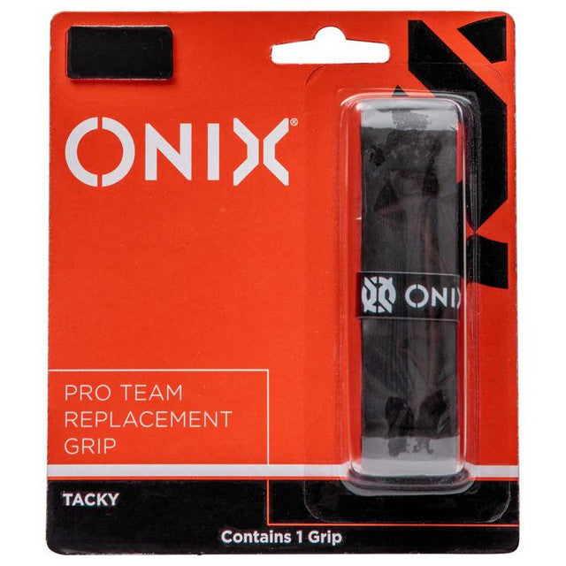 Onix Tacky Replacement Grip [Black] - Premium Badminton & Tennis Overgrip for Enhanced Control and Sweat Absorption - Perfect for Sports & Training