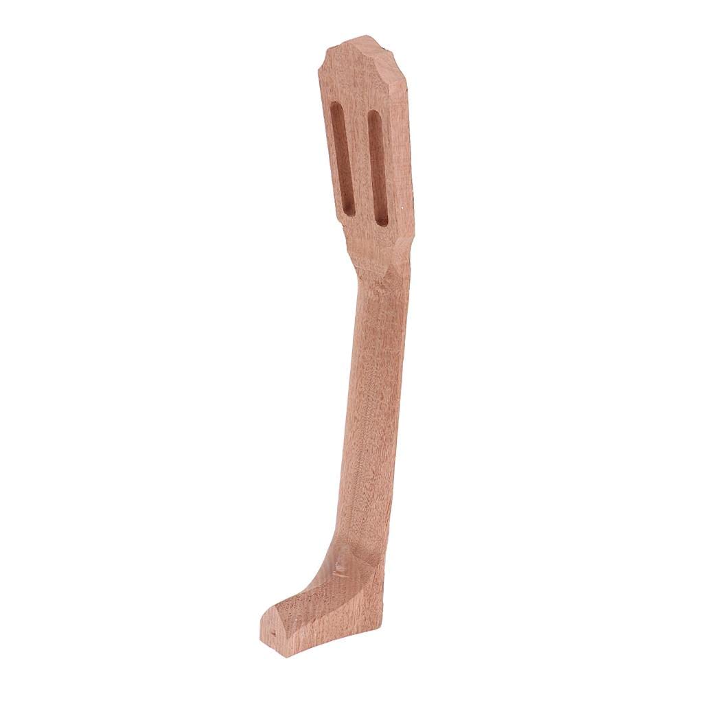 Premium Solid Wood Classical Guitar Neck - Unfinished DIY Luthier Part (530mm) for Guitar Building & Repair | Perfect for Musicians, Luthiers, and Guitar Enthusiasts